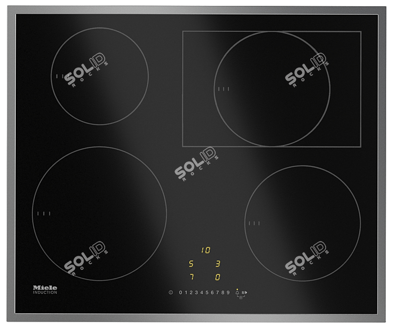 Miele Induction Hob Set: Stylish and Powerful 3D model image 2