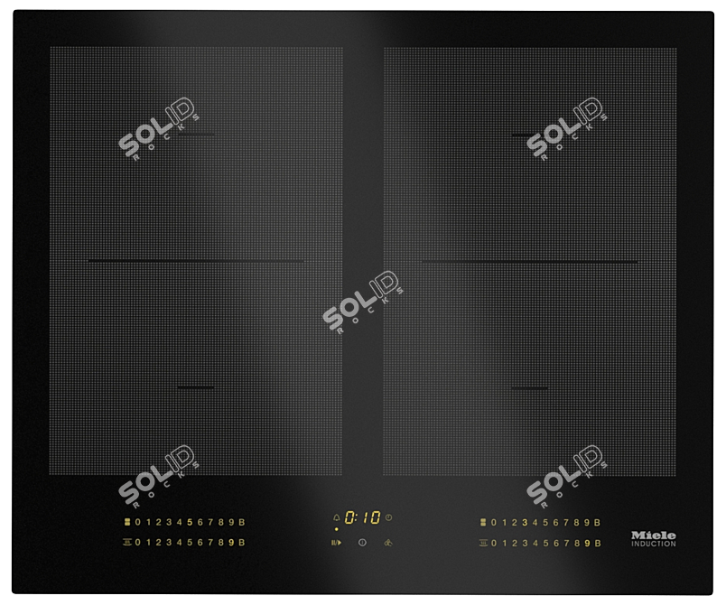 Miele Induction Hob Set: Stylish and Powerful 3D model image 4