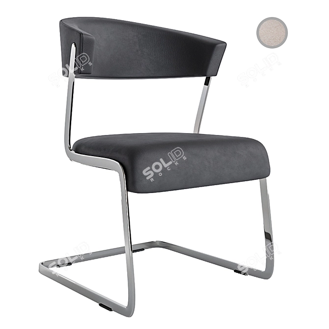 Elegant HÜLSTA S 500 Chair 3D model image 1