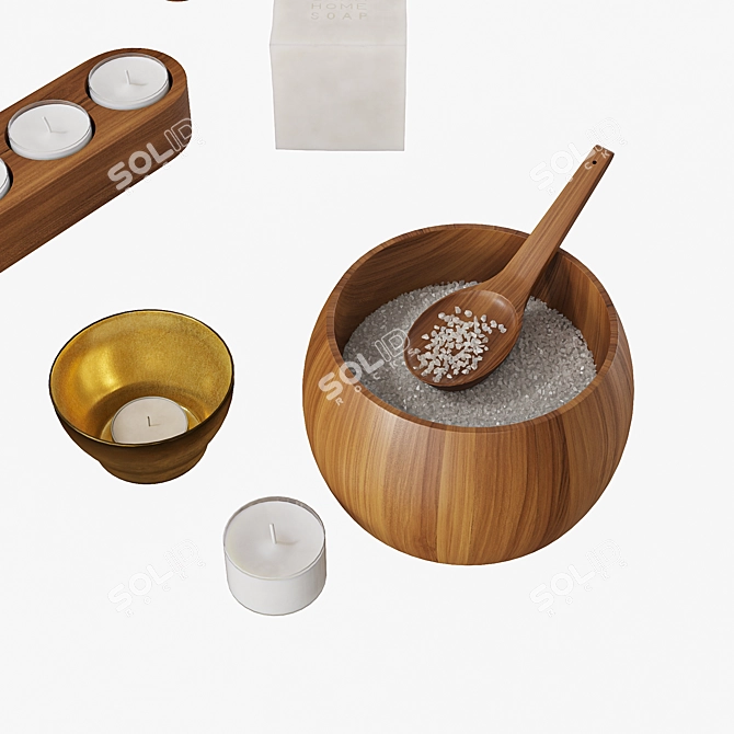 Zara Home Spa Collection: Indulge in Luxury 3D model image 3