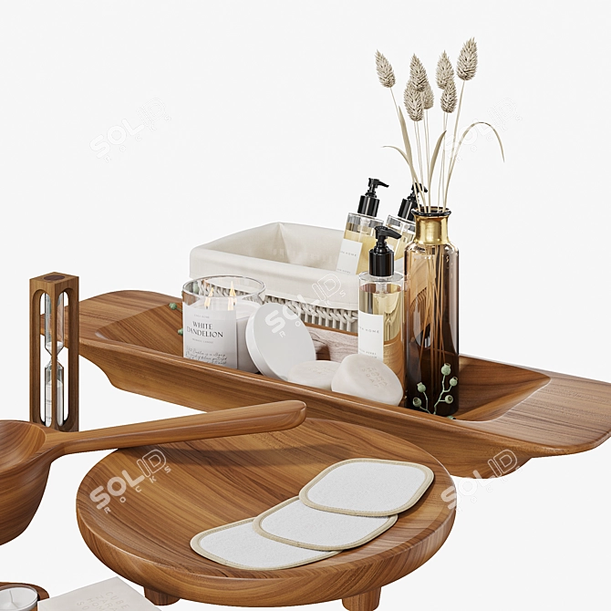 Zara Home Spa Collection: Indulge in Luxury 3D model image 6