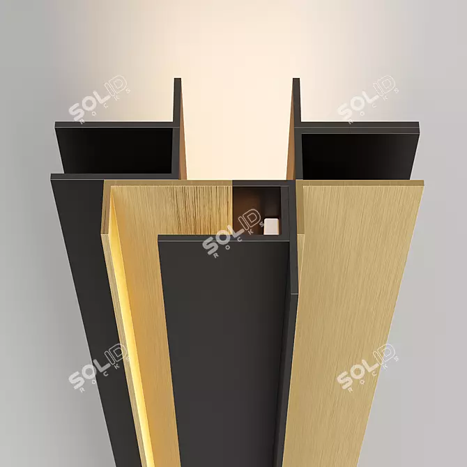 Luminous Elegance: Venicem Secret Floor Lamp 3D model image 2