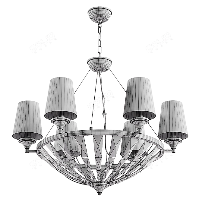 Luxurious Maytoni Pantheon Chandelier 3D model image 3