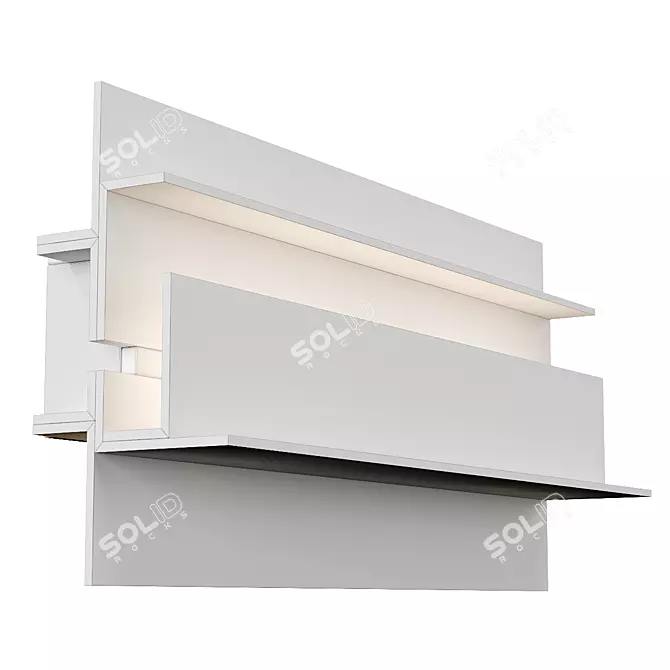 Venicem Secret Wall: Elegant Illumination 3D model image 5