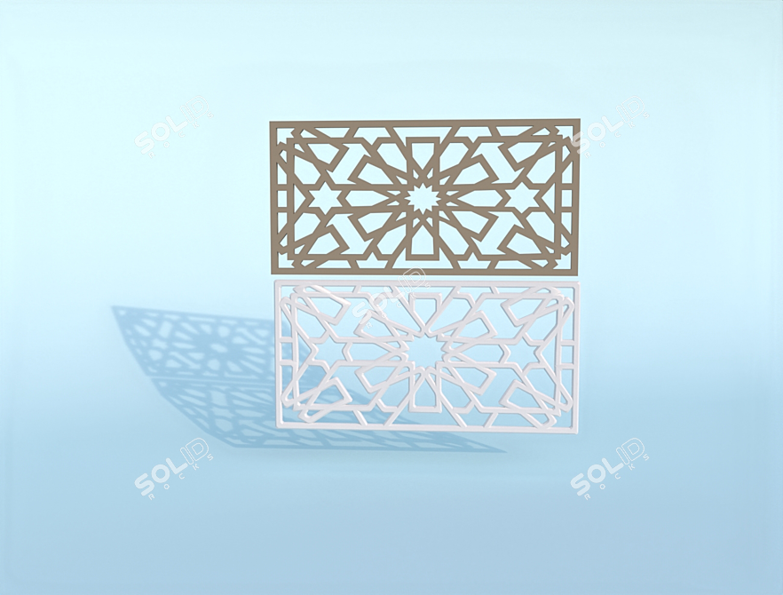 Versatile Room Divider 3D model image 1