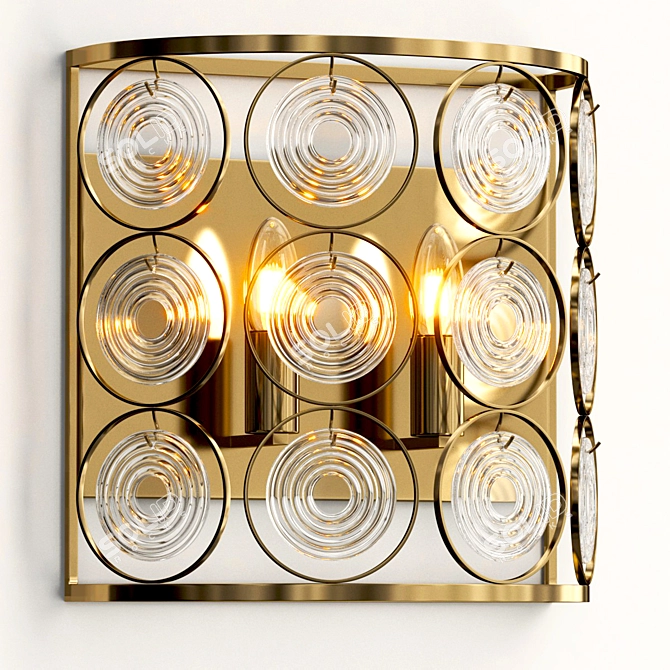 Seranda Wall Sconce: Elegant Italian Design 3D model image 4