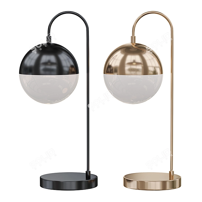 Jaquelin: Sleek Desk Lamp with Modern Design 3D model image 1