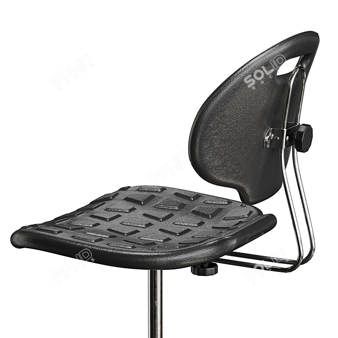 ErgoLab PU Adjustable Stool 3D model image 6