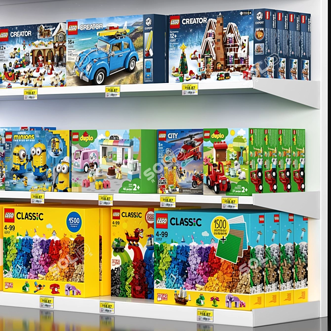 Lego Showcase: 2015 V-ray+Corona, UV Mapped 3D model image 2