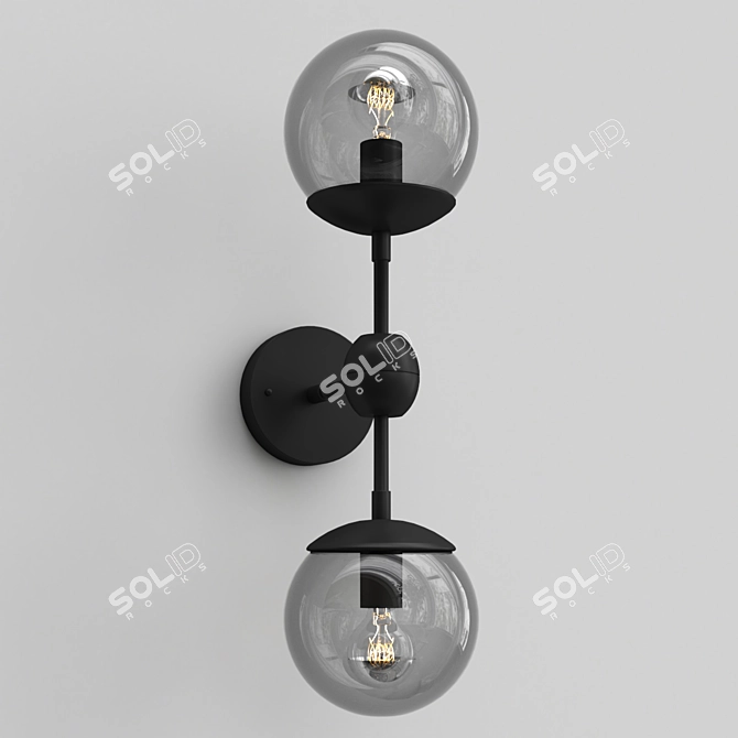 Jason Miller Modo Sconce: Elegant American Style 3D model image 3