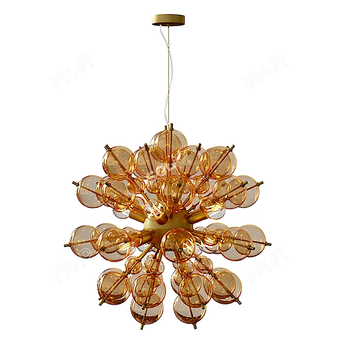 Maytoni Bolla Pendant Light - MOD133PL-08BS 3D model image 2