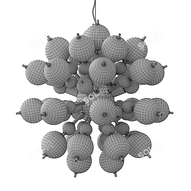 Maytoni Bolla Pendant Light - MOD133PL-08BS 3D model image 3