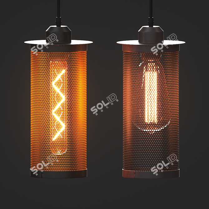 Modern LED Pendant Lamp 3D model image 2