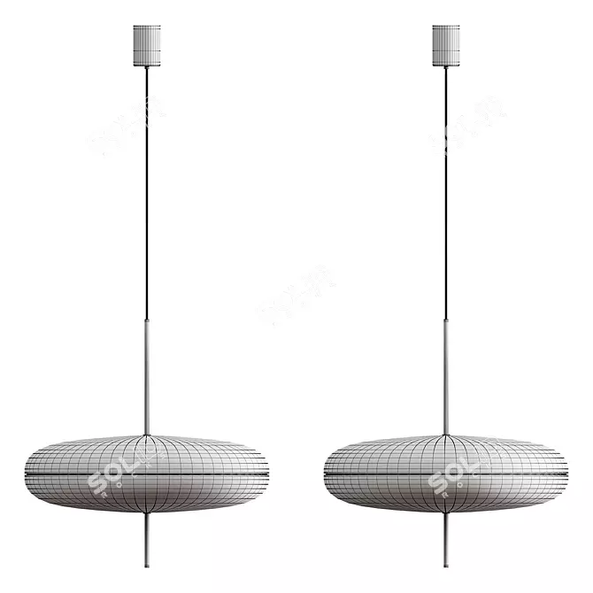 SARFATTI Model 2065 Pendant: Modern Italian Design 3D model image 1