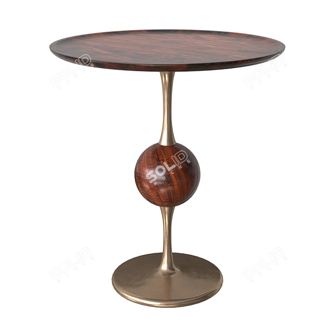 Elegant Jupiter Side Table: Perfect Blend of Style and Function 3D model image 1