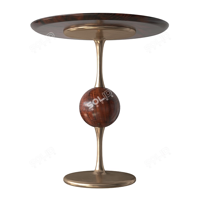 Elegant Jupiter Side Table: Perfect Blend of Style and Function 3D model image 2