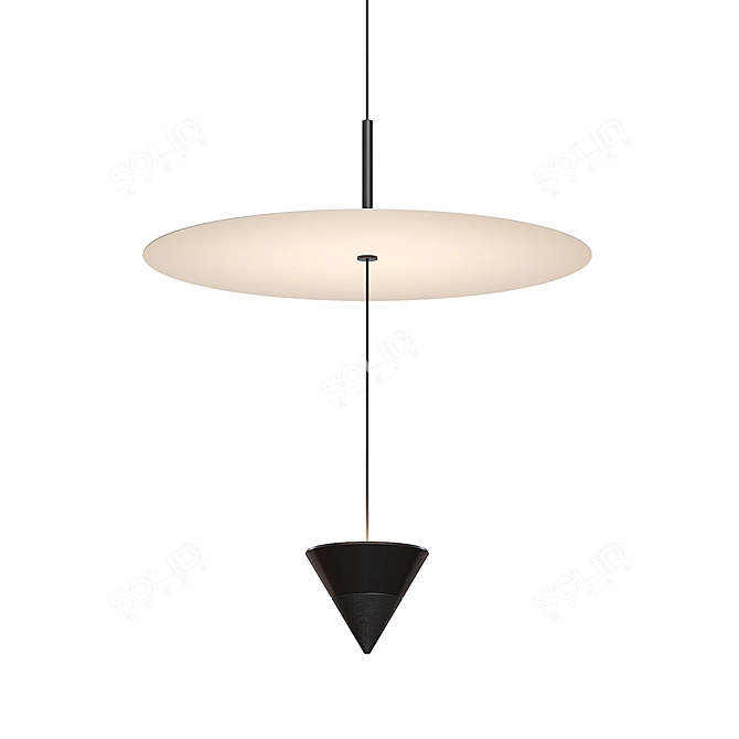 Luminous Elegance: Karman Stralunata Pendant 3D model image 7