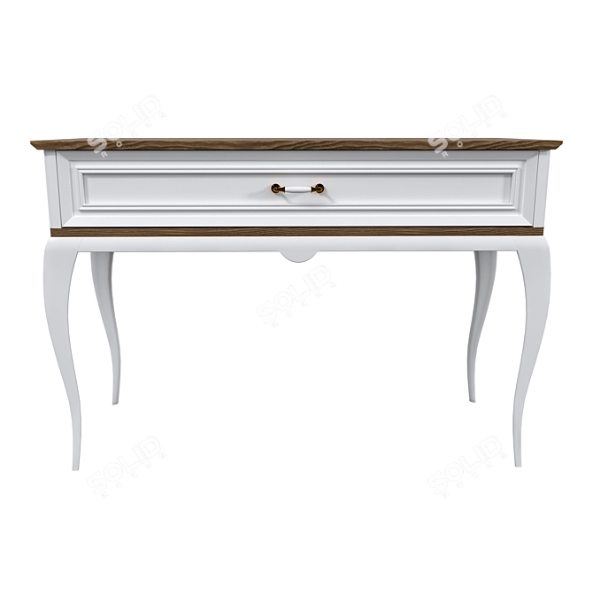 Elegant Vanity Dressing Table 3D model image 2