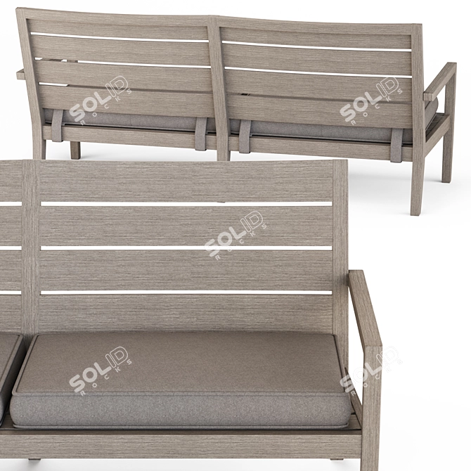 Regatta Outdoor Sofa 3D model image 2