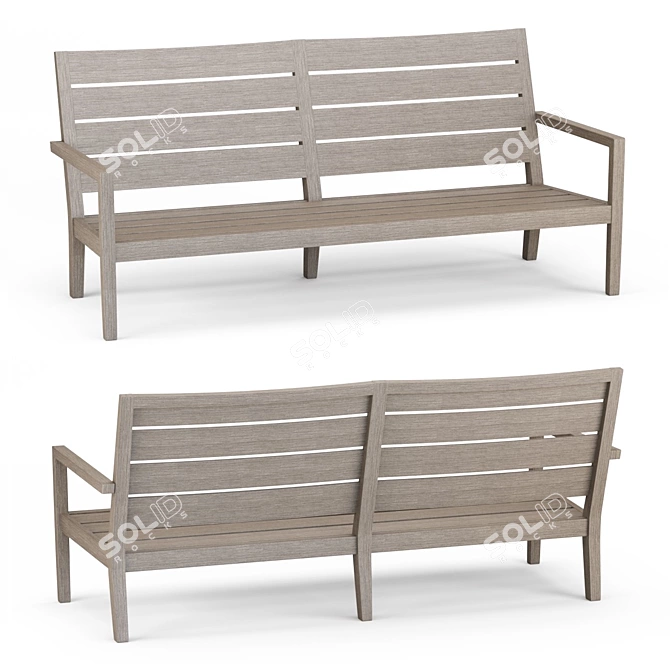 Regatta Outdoor Sofa 3D model image 3