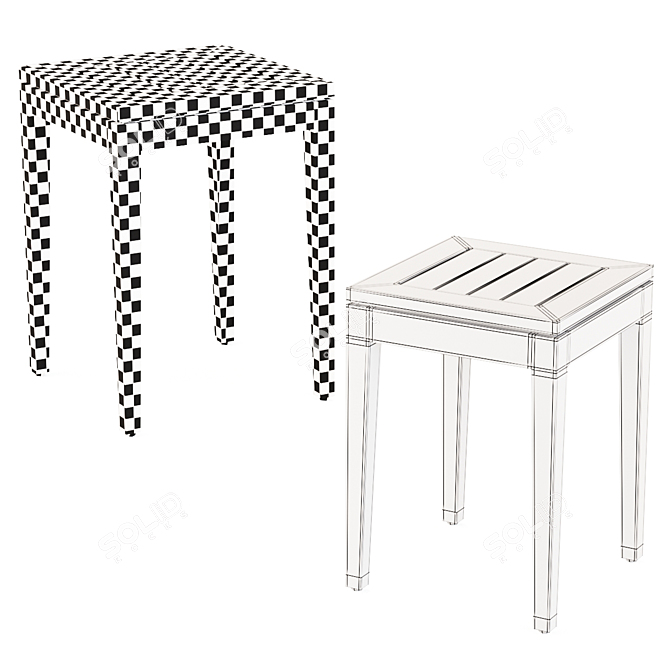 Regatta Nesting Tables 3D model image 3