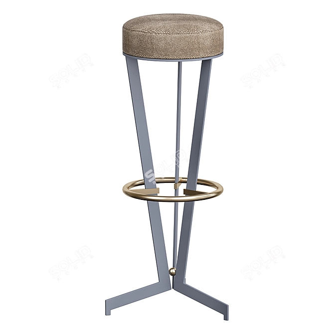 Sleek-Stool Akaba: Pedro Miralles 3D model image 1
