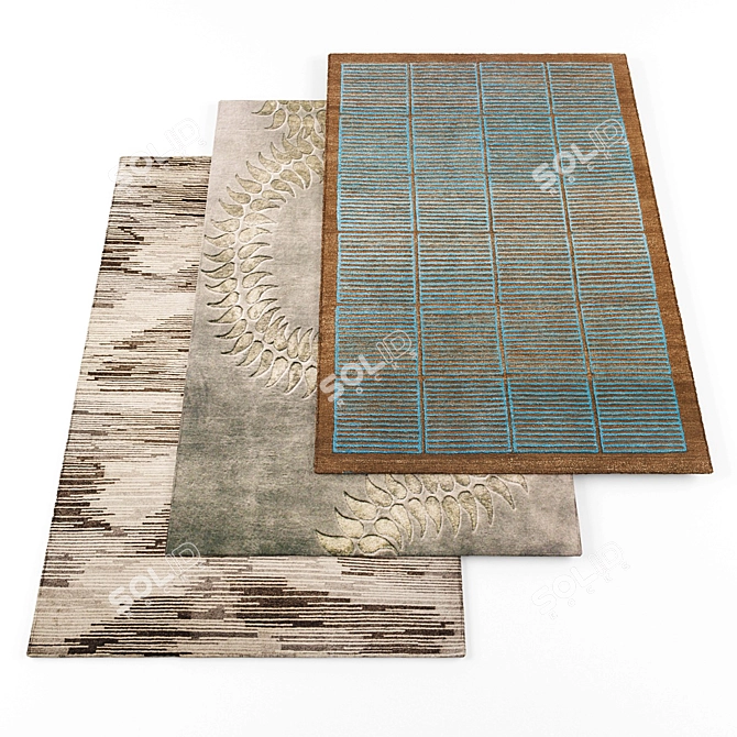 Modern Rugs Bundle | High Resolution Textures 3D model image 1