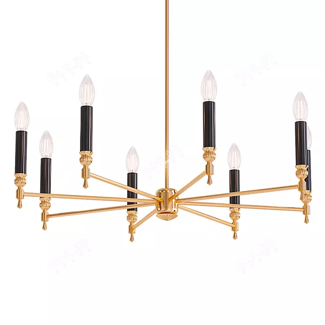 Sophie Chandelier: Elegant Illumination for Every Space 3D model image 1