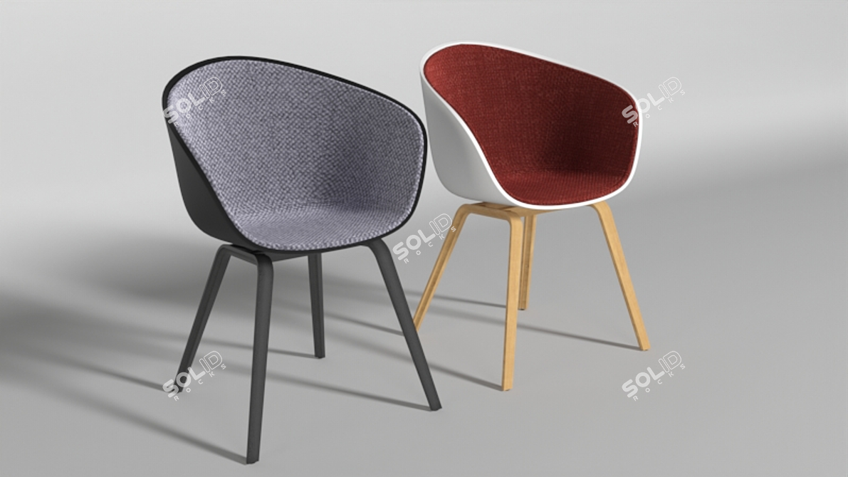 ErgoFlex Chair: Ultimate Comfort 3D model image 1
