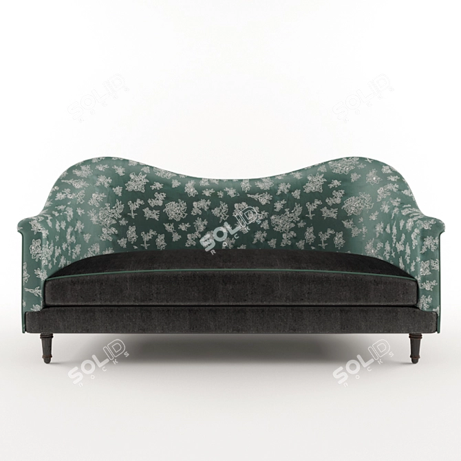 Elegance Personified: ANTHROPOLOGIE Sofa 3D model image 1
