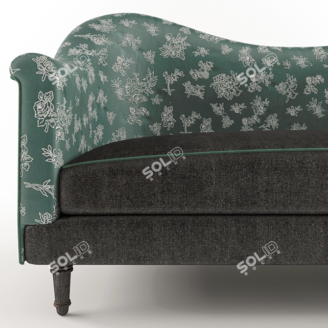 Elegance Personified: ANTHROPOLOGIE Sofa 3D model image 2