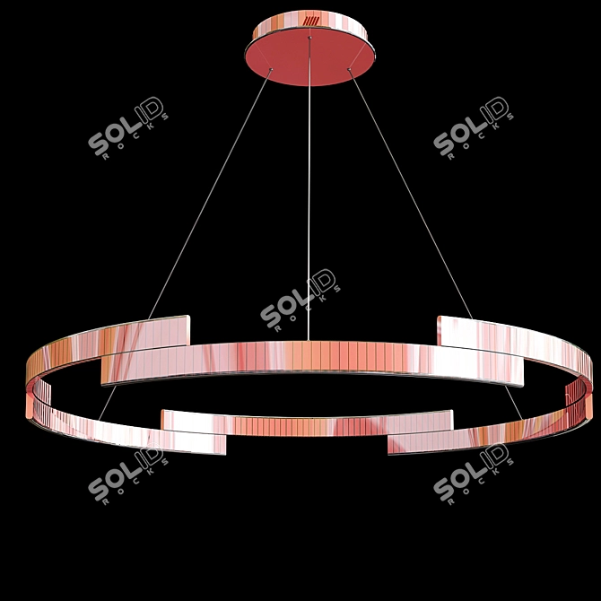 Elegant Marks Chandelier 3D model image 2