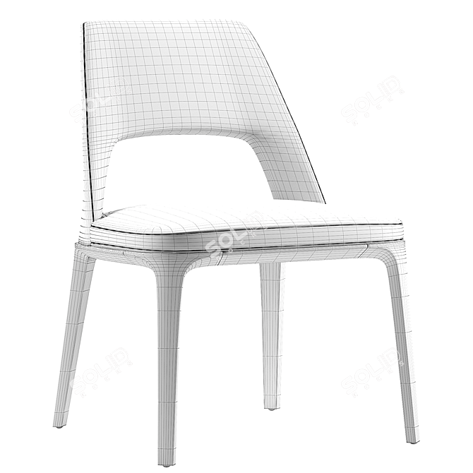 Poliform Sophie Lite Chair 3D model image 5