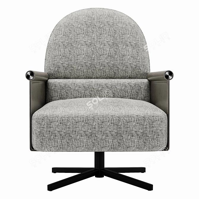 Italian Design: Ditra High-Back Chair 3D model image 2