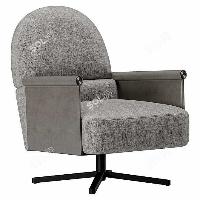 Italian Design: Ditra High-Back Chair 3D model image 5