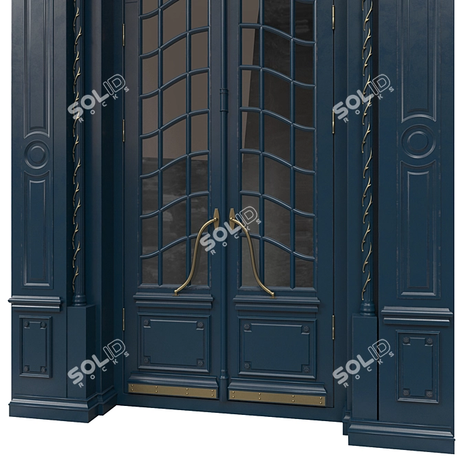 Classic 3D Max Door: 1500x3300mm 3D model image 2