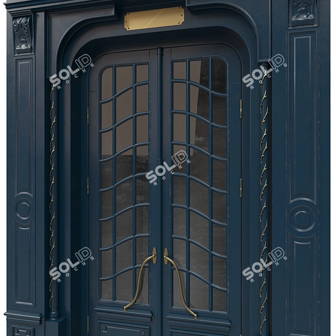 Classic 3D Max Door: 1500x3300mm 3D model image 3