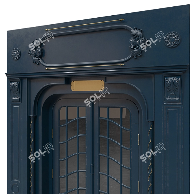 Classic 3D Max Door: 1500x3300mm 3D model image 4