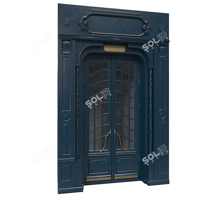 Classic 3D Max Door: 1500x3300mm 3D model image 5