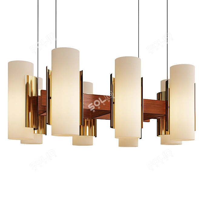 Designer Jakobsson Elegant Chandelier 3D model image 1