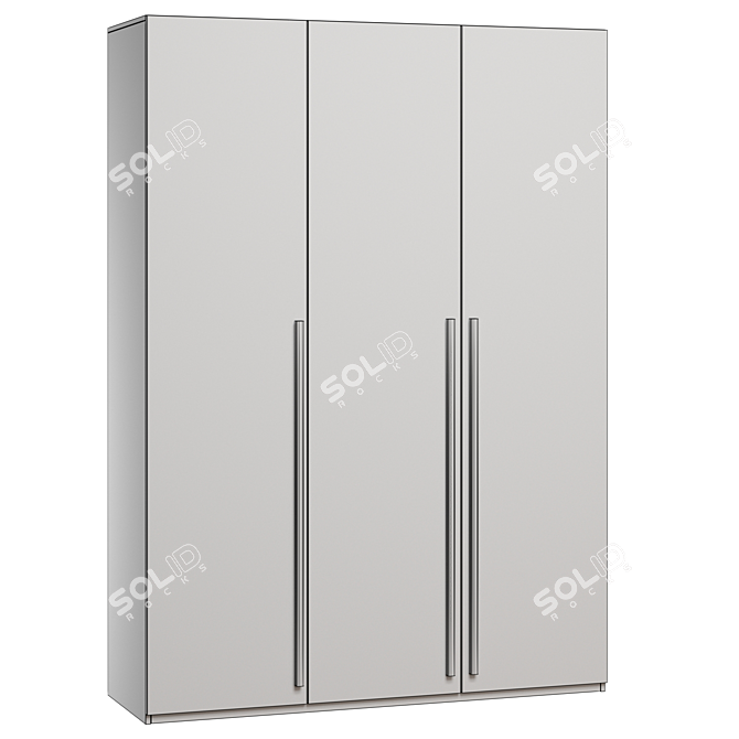 Lorena Wardrobes: Versatile Style and Function 3D model image 5