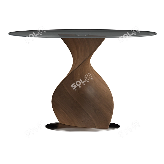 Modern Niagara Table & Bern Chair Set 3D model image 6