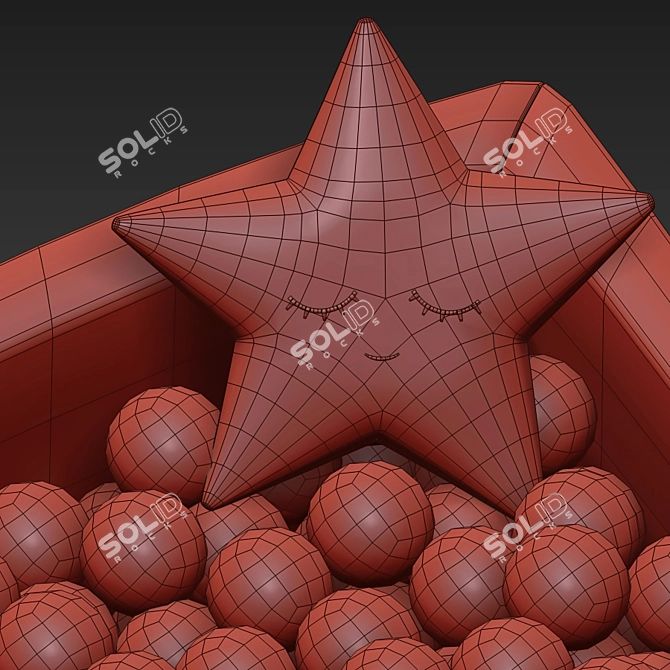 Square Ball Pool - Fun and Functional! 3D model image 6