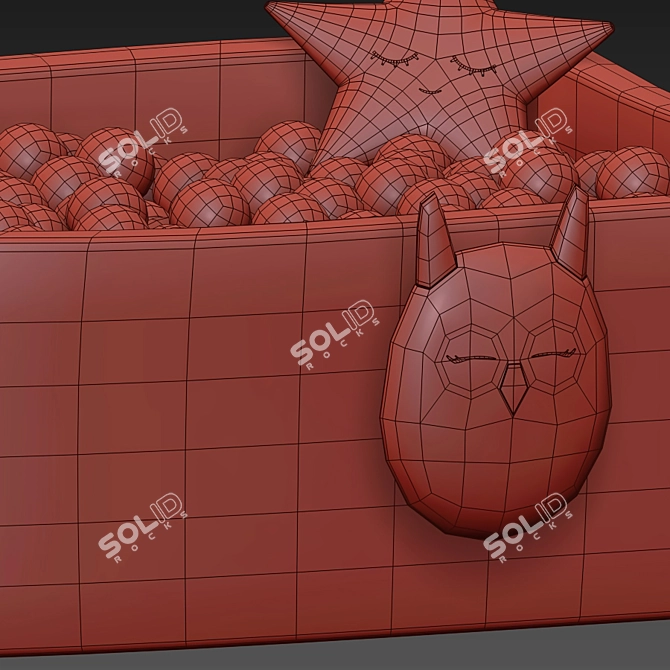 Square Ball Pool - Fun and Functional! 3D model image 7