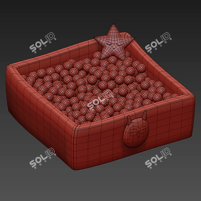 Square Ball Pool - Fun and Functional! 3D model image 8