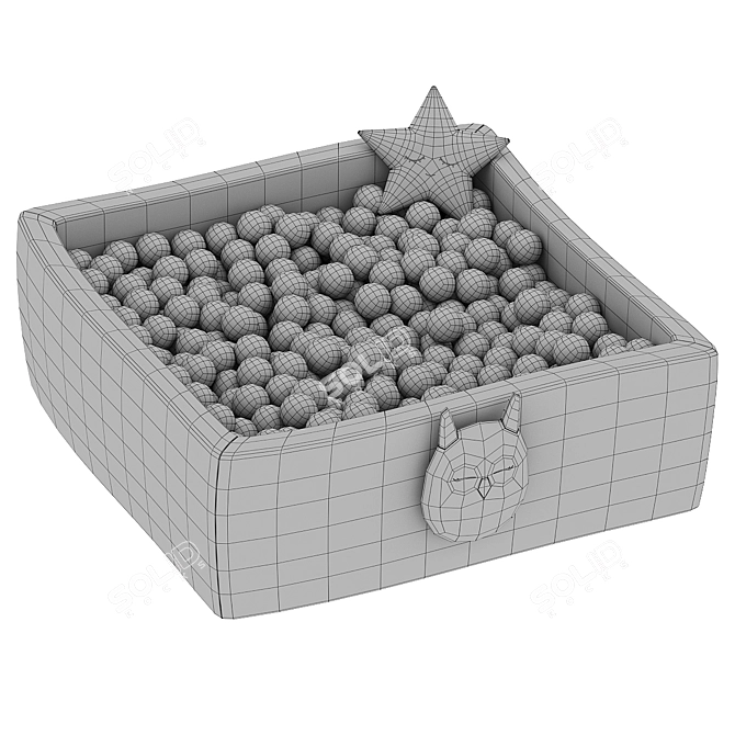 Square Ball Pool - Fun and Functional! 3D model image 14