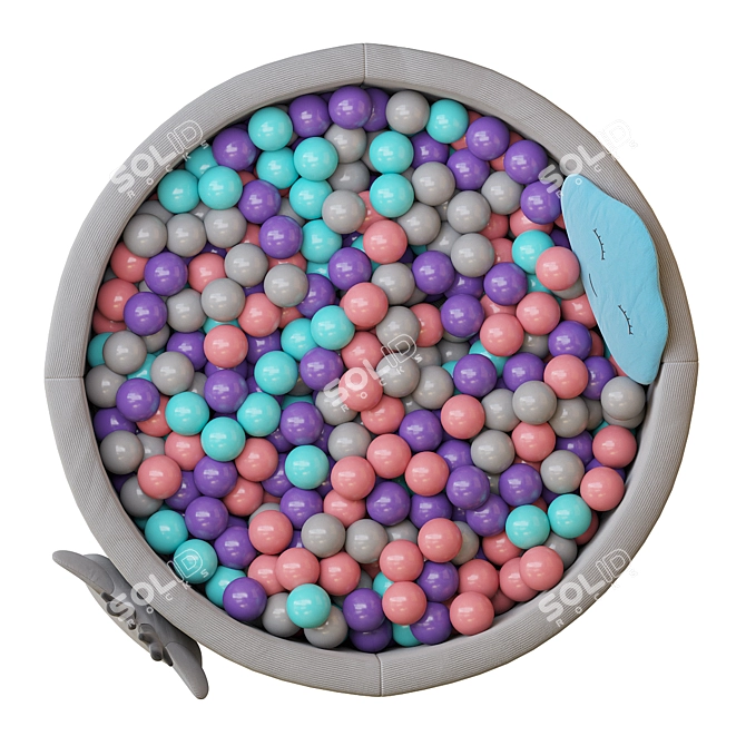 Round Ball Pool: Fun and Fabulous! 3D model image 3