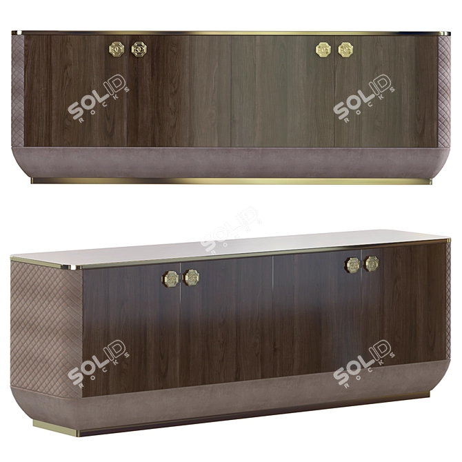 Botega Chest of Drawers 3D model image 1