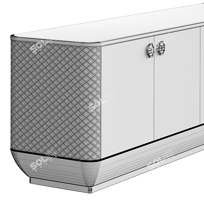 Botega Chest of Drawers 3D model image 3