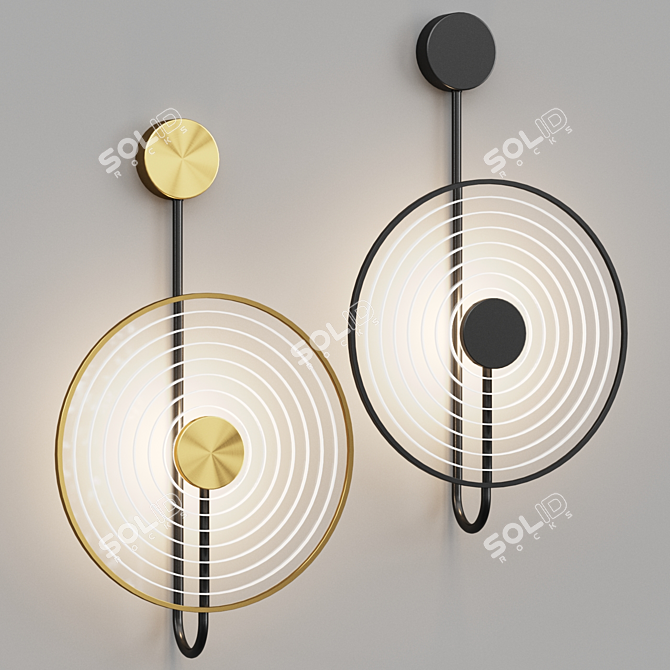 Elegant WINDSOR Lamp: Sophisticated Design 3D model image 1